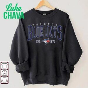 Toronto Blue Jays Sweatshirt, Toronto Baseball Hoodie, Vintage Baseball Fan 1977
